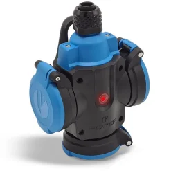 Jatkopistorasia Power, 3-vaiheinen, 16A, 250V, IP54 Jatkojohdot