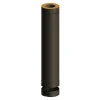 Saunan Piippu ECO, 1000 mm jatko-osa Ø115 mm, musta*Jeremias Sale