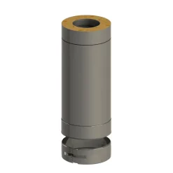 Saunan Piippu Premium, 500 mm jatko-osa Ø115 mm, rst*Jeremias Online