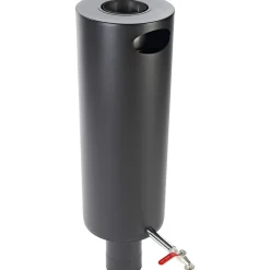 vedenlämmitin, vesisäiliö piippumalli pyöreä 25l Ø 115 mm, musta*Jeremias Hot