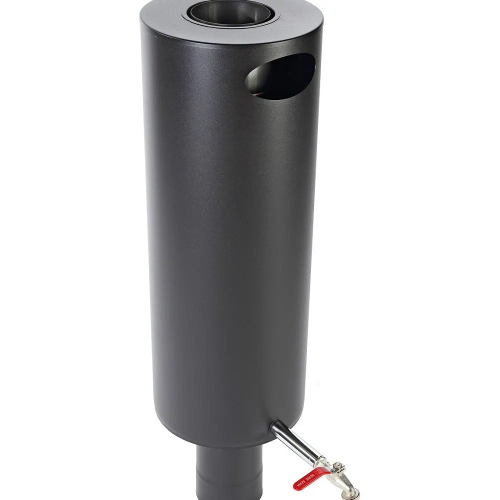 vedenlämmitin, vesisäiliö piippumalli pyöreä 25l Ø 115 mm, musta*Jeremias Hot