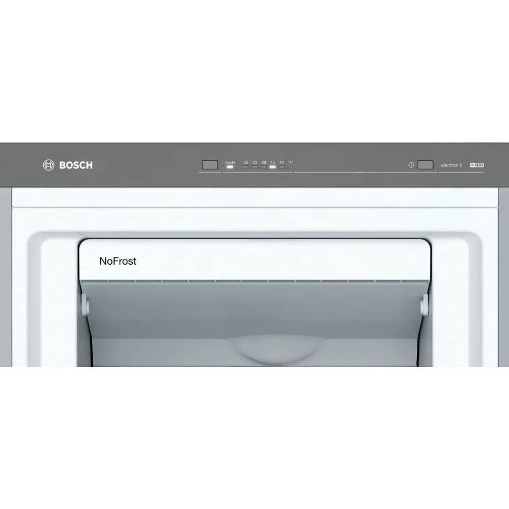 Jääkaappi ja pakastin KSV33VLEP GSN33VLEP Serie 4, 137cm, 324/225 l, teräs*Bosch Outlet