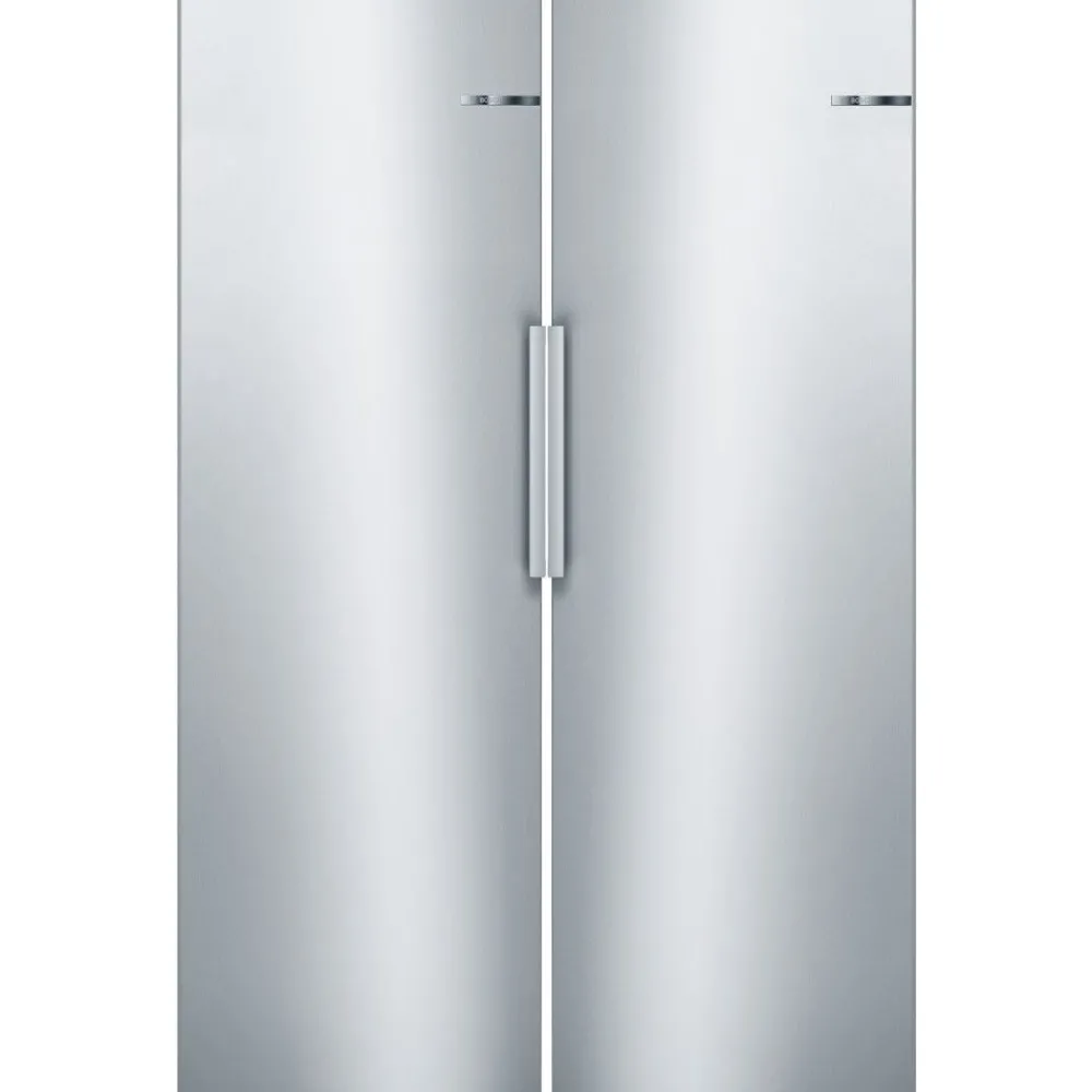 Jääkaappi ja pakastin KSV33VLEP GSN33VLEP Serie 4, 137cm, 324/225 l, teräs*Bosch Outlet