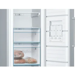 Jääkaappi ja pakastin KSV33VLEP GSN33VLEP Serie 4, 137cm, 324/225 l, teräs*Bosch Outlet