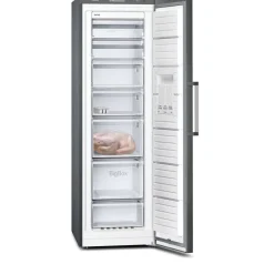 Jääkaappi ja pakastin KS36VVXDP GS36NVXEV iQ300, 120cm, 346/242 l, musta teräs*Siemens
