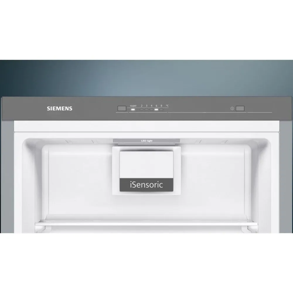 Jääkaappi ja pakastin KS36VVXDP GS36NVXEV iQ300, 120cm, 346/242 l, musta teräs*Siemens