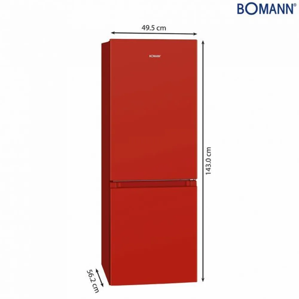Jääkaappipakastin KG320-2R 50cm punainen Kylmälaitteet