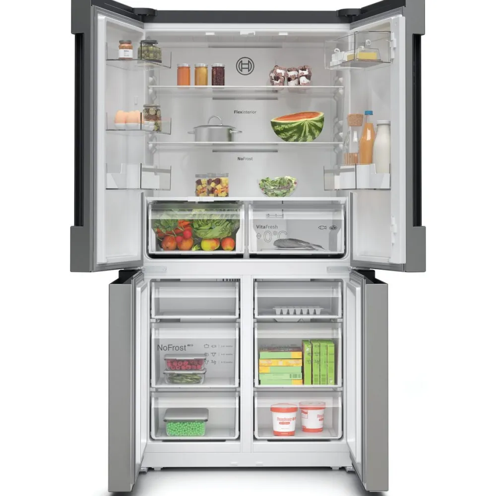 Jääkaappipakastin Serie 4 French Door KFN96VPEA, 90.5cm, 405/200 l, teräs*Bosch Sale
