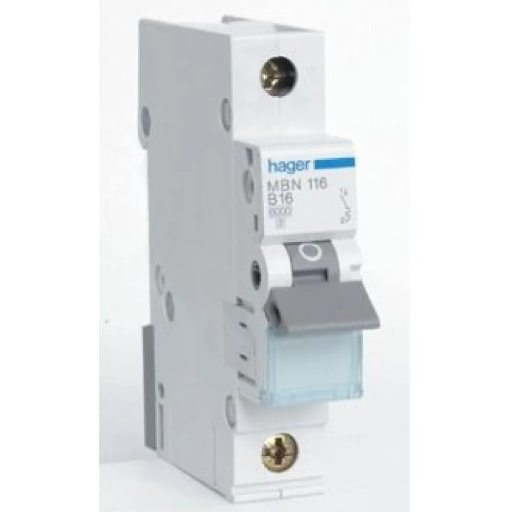 Johdonsuojakatkaisija 1-napainen B 6kA MBN110E 10A*Hager Clearance