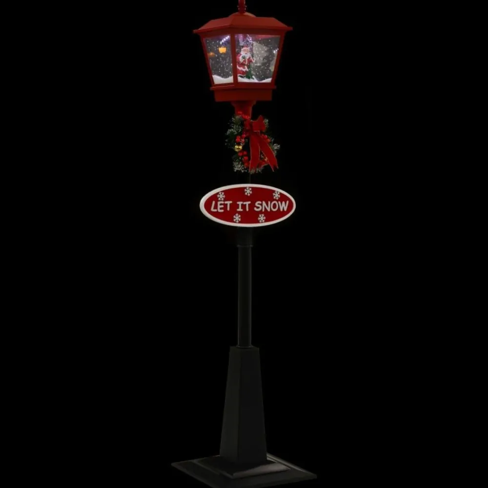 Clearance Jouluinen katuvalaisin joulupukilla, 180cm, LED Jouluvalot Ja Koristevalot