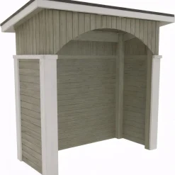 Jätekatos , 163x105x177 cm, puu, bitumikate*Miljöökoriste Outlet