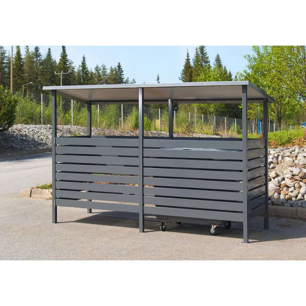 Online Jätekatos L alumiini 2x660l Roskakatokset