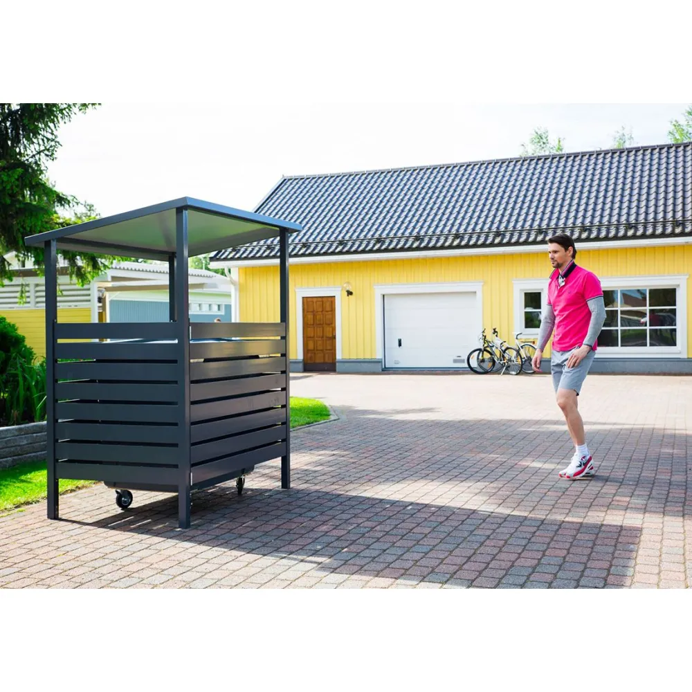 Jätekatos M alumiini 660l*Tikli Outlet