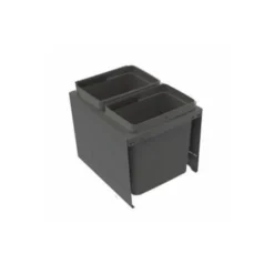 Jätelajittelujärjestelmä Cube Compact M40 2x10L tummanharmaa*IMA New