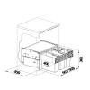 Jätevaunu Select II 60/4*Blanco Outlet