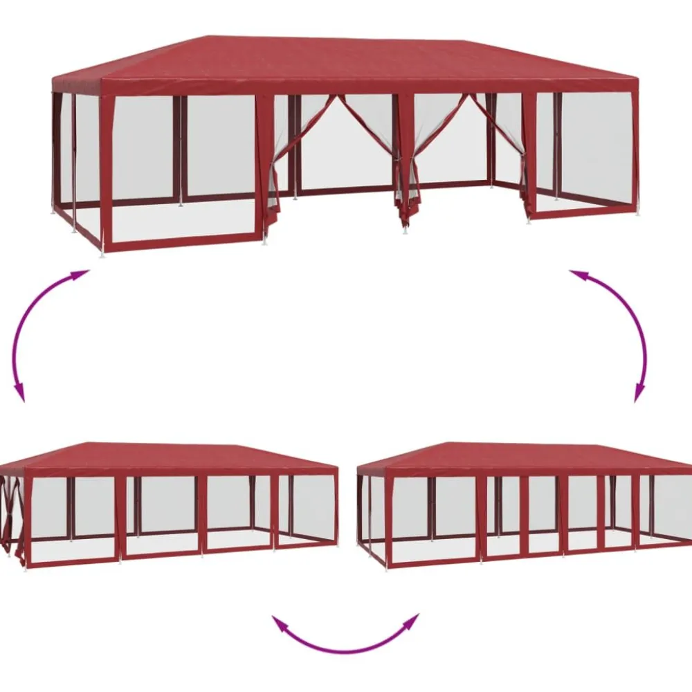 New Juhlateltta verkkosivuseinillä, HDPE, eri kokoja ja värejä (02196) Paviljongit|Paviljongit