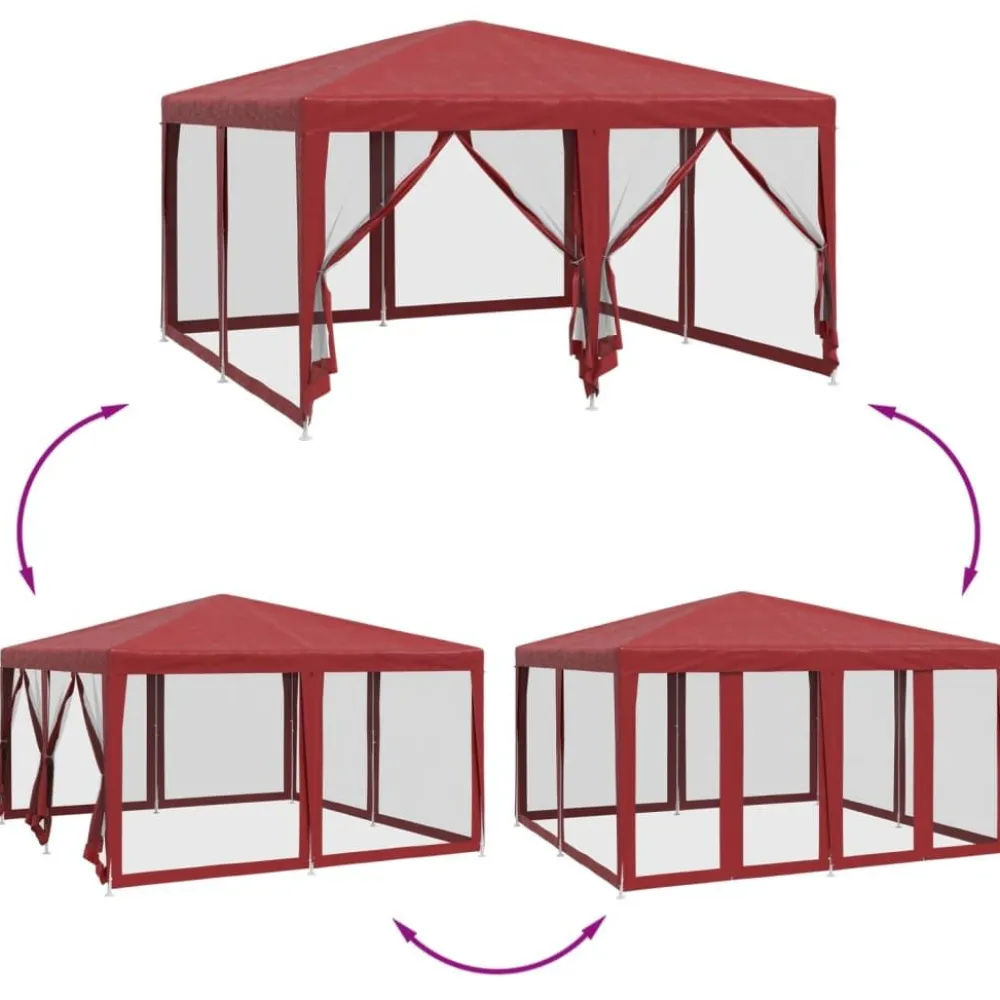 New Juhlateltta verkkosivuseinillä, HDPE, eri kokoja ja värejä (02196) Paviljongit|Paviljongit