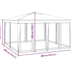 New Juhlateltta verkkosivuseinillä, HDPE, eri kokoja ja värejä (02196) Paviljongit|Paviljongit