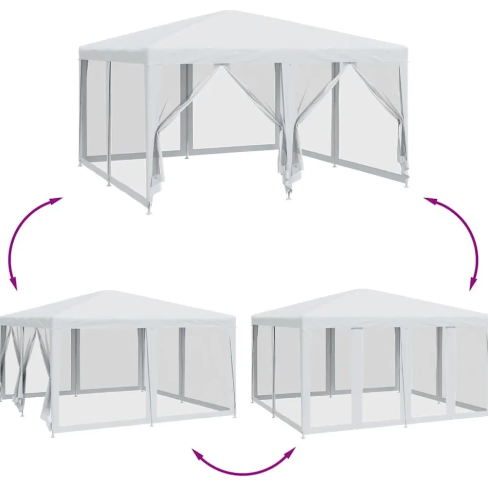 New Juhlateltta verkkosivuseinillä, HDPE, eri kokoja ja värejä (02196) Paviljongit|Paviljongit