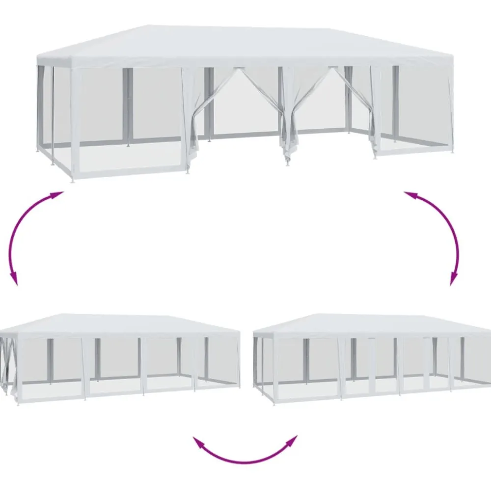 New Juhlateltta verkkosivuseinillä, HDPE, eri kokoja ja värejä (02196) Paviljongit|Paviljongit