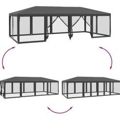 New Juhlateltta verkkosivuseinillä, HDPE, eri kokoja ja värejä (02196) Paviljongit|Paviljongit
