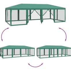 New Juhlateltta verkkosivuseinillä, HDPE, eri kokoja ja värejä (02196) Paviljongit|Paviljongit