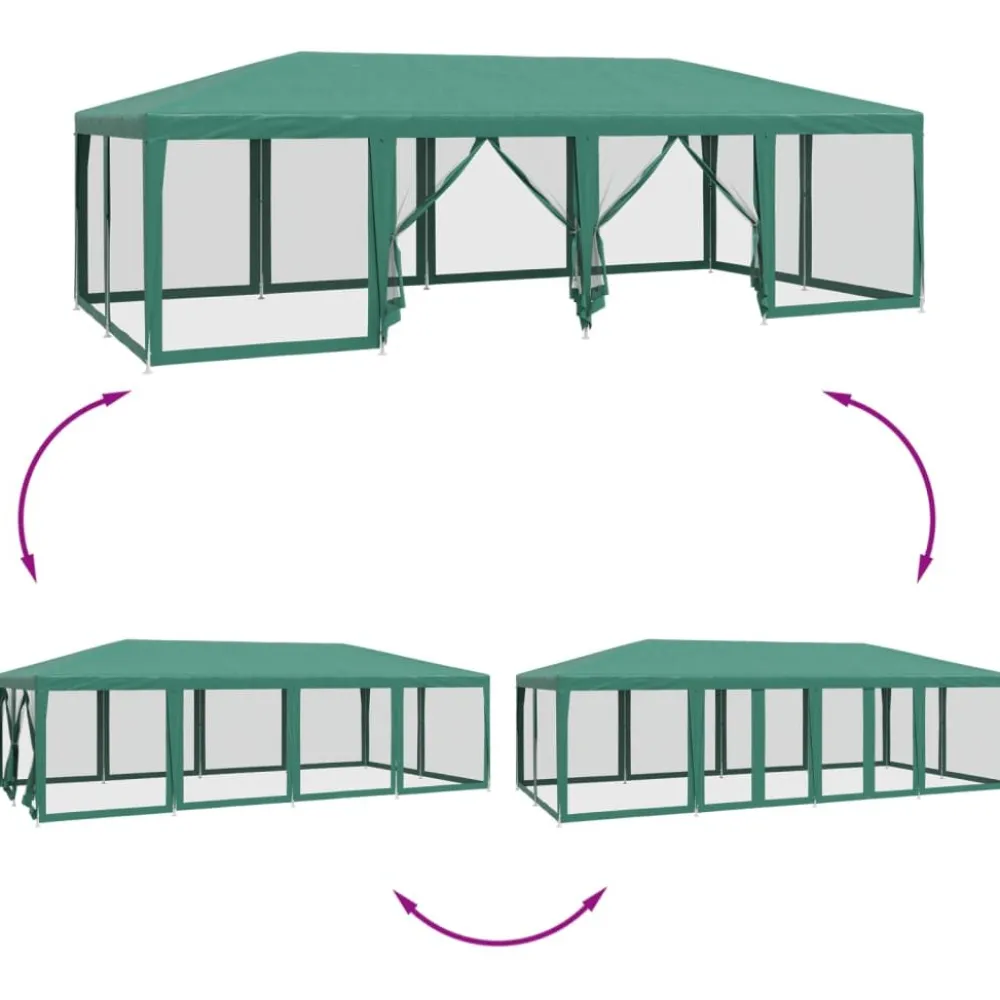 New Juhlateltta verkkosivuseinillä, HDPE, eri kokoja ja värejä (02196) Paviljongit|Paviljongit