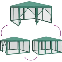 New Juhlateltta verkkosivuseinillä, HDPE, eri kokoja ja värejä (02196) Paviljongit|Paviljongit