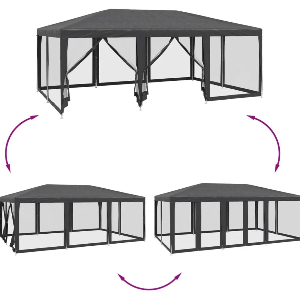 New Juhlateltta verkkosivuseinillä, HDPE, eri kokoja ja värejä (02196) Paviljongit|Paviljongit
