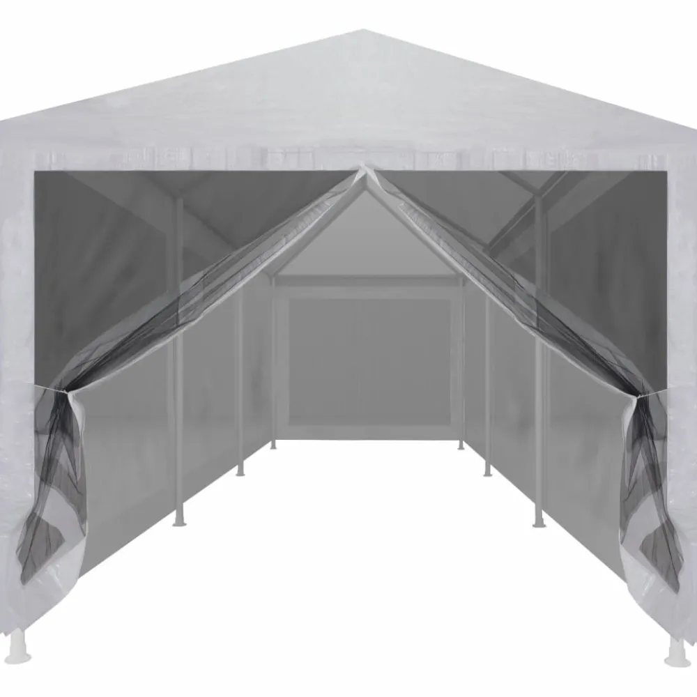 Outlet Juhlateltta 8 verkkosivuseinää 9x3m valkoinen Paviljongit|Paviljongit