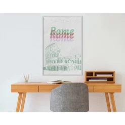 Juliste Rome in Watercolours kehyksillä eri kokoja Taulut Ja Kehykset
