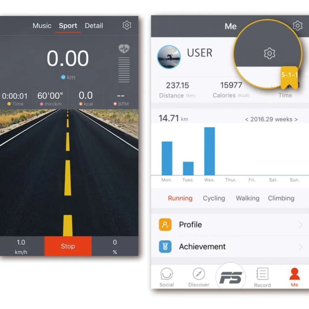 New Juoksumatto TR007 1,5 hv 12 km/h treenisovelluksella Android/IOS taitettava Juoksumatot