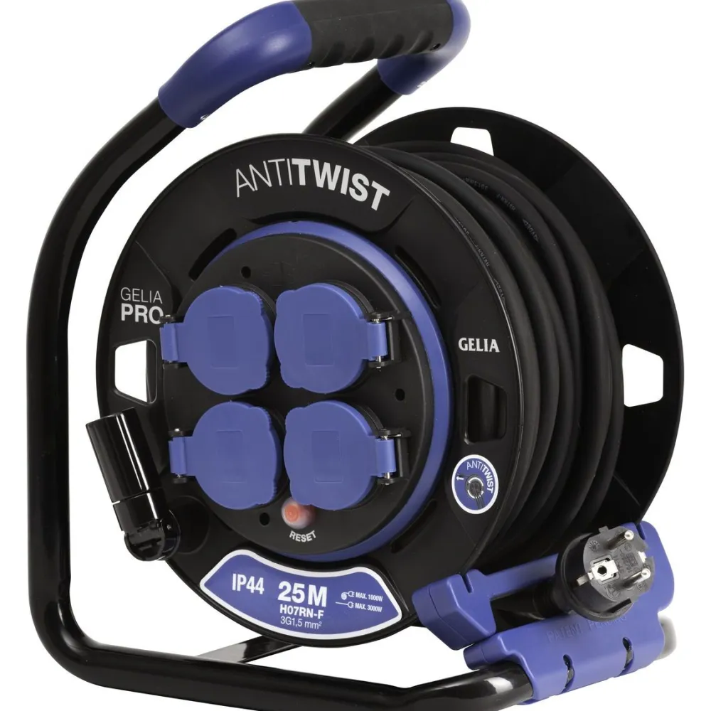 Kaapelikela anti-twist 25m 3x1.5*Gelia New