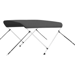 2-kaarinen bimini-kate, antrasiitti 180x130x110 cm*FinePRICE Outlet