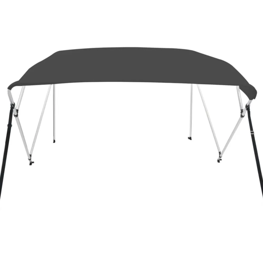 4-kaarinen bimini-kate, antrasiitti 243x210x137 cm*FinePRICE Hot