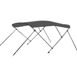 New 3-kaarinen bimini-kate, antrasiitti 183x160x137 cm Veneily