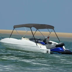 New 3-kaarinen bimini-kate, antrasiitti 183x160x137 cm Veneily