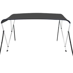3-kaarinen bimini-kate, antrasiitti 183x140x137 cm*FinePRICE Online