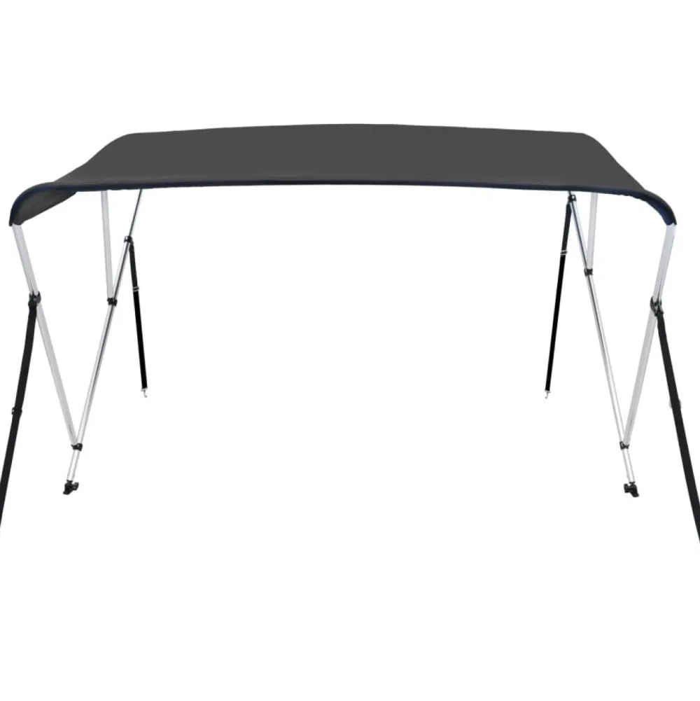 3-kaarinen bimini-kate, antrasiitti 183x140x137 cm*FinePRICE Online
