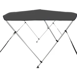 3-kaarinen bimini-kate, antrasiitti 183x140x137 cm*FinePRICE Online