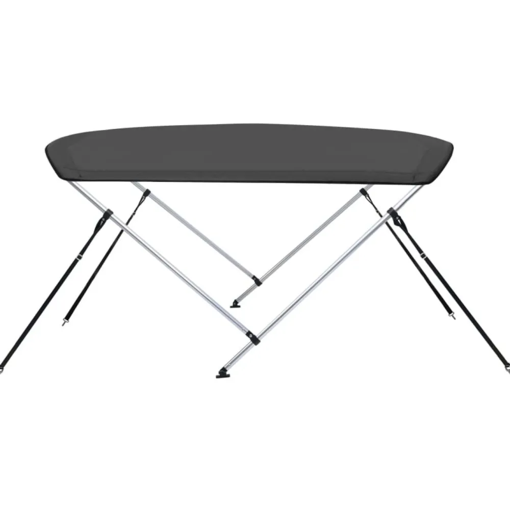 Sale 2-kaarinen bimini-kate, antrasiitti 180x150x110 cm Veneily