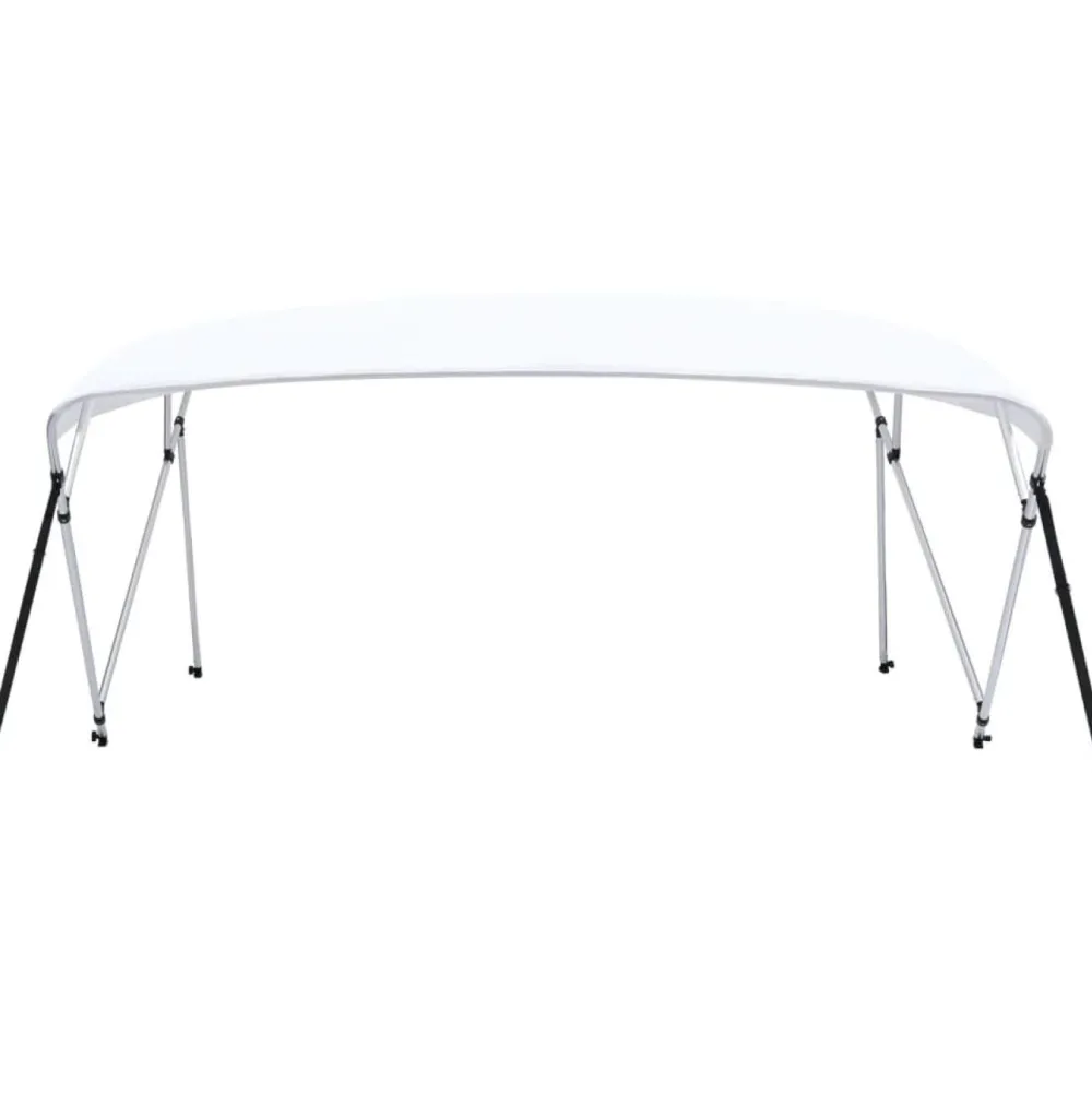 4-kaarinen bimini-kate, valkoinen 243x(230-244)x137 cm*FinePRICE Online