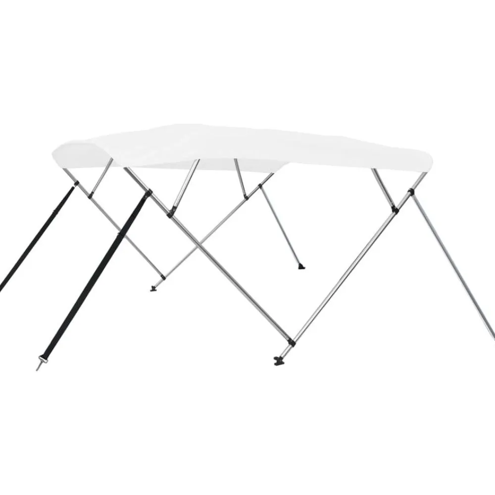 Best 4-kaarinen bimini-kate valkoinen 243x196x117 cm Veneily
