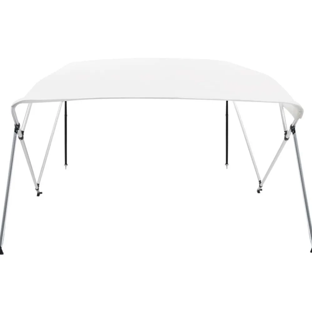 Best 4-kaarinen bimini-kate valkoinen 243x180x117 cm Veneily
