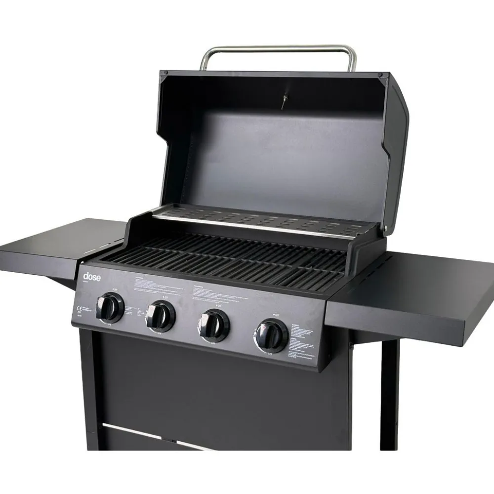 Kaasugrilli Barbeque 10140, 4 poltinta, musta*Dose Discount