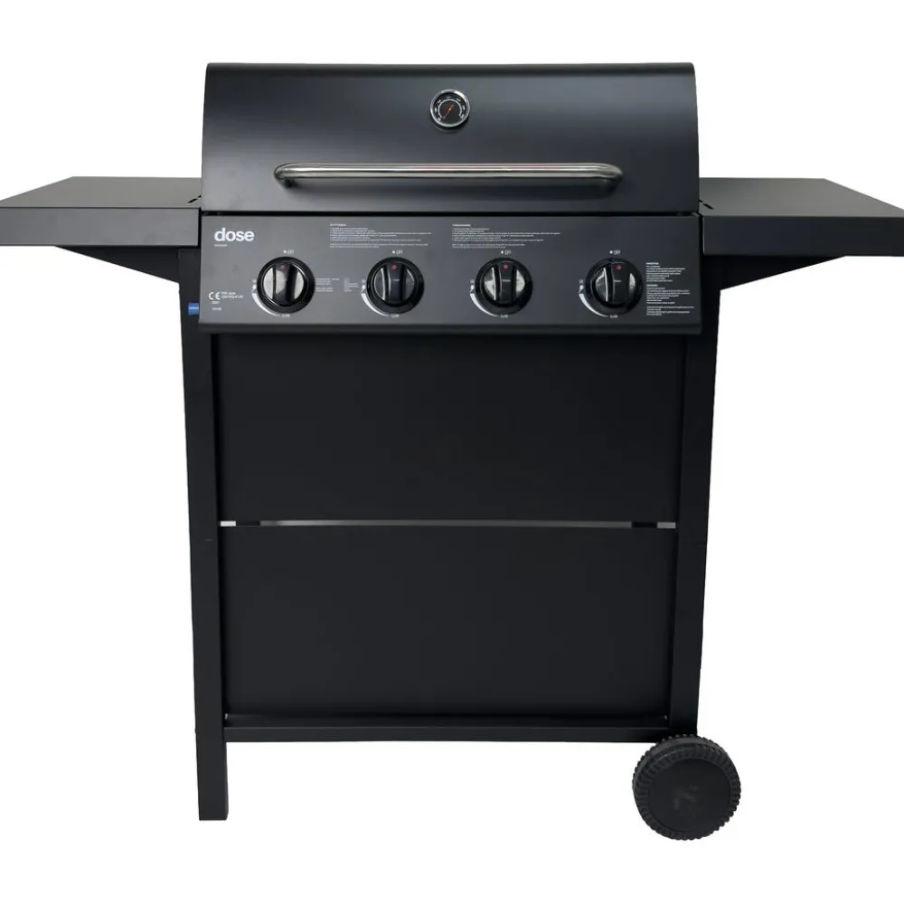 Kaasugrilli Barbeque 10140, 4 poltinta, musta*Dose Discount