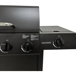 Kaasugrilli Barbeque 10141, 6 poltinta, sivukeitin, musta*Dose Sale
