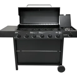 Kaasugrilli Barbeque 10141, 6 poltinta, sivukeitin, musta*Dose Sale