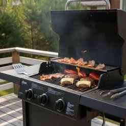 Kaasugrilli Barbeque 10139, 3 poltinta, musta Kaasugrillit