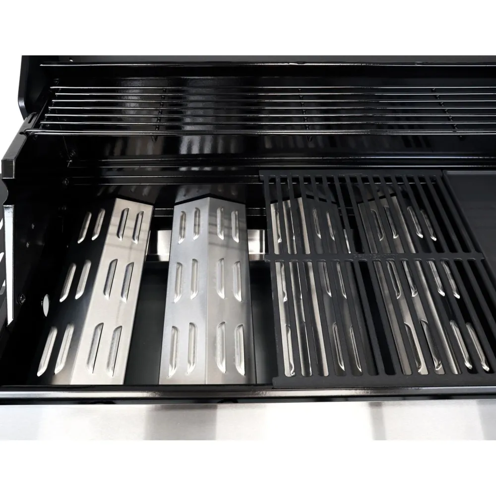 Kaasugrilli Black 6 poltinta + sivukeitin Kaasugrillit
